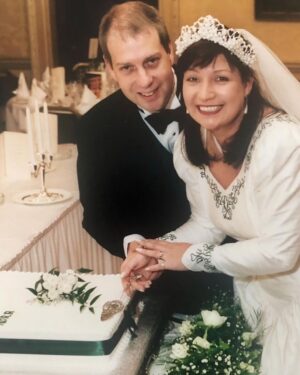 Norah Casey Instagram - Today is always a bit strange for me… it’s my wedding anniversary, or would have been had Richard not passed away - so a special day. But the perfect day to marry the person you love turned into a day I dreaded when he died. Then eventually I endured that day and now, surprisingly perhaps… I celebrate it. What a privilege to see a new year in and to wonder about all the possibilities that life holds - for me, my son Dara and all the people who are important to me. I won’t lie… I usually spend more time drifting into folders of photos from over the years, all the great moments, holidays, dinners, family occasions, days with good friends… than I do on TV on this day. But I am always left with the strongest sense that it’s never the material things... the cars, the dress, the new sofa that I think about when I look back - it’s the time I spent with people who matter and a new year is about imagining all the great moments and experiences still to come. That rarely involves the gym, the diet the achievements - it’s always about the greatest gift of all. Love, happiness, treasured moments with good friends and lots of laughter. I hope 2024 is the #yearoffun for all of you. 
Happy New Year - treasure all those great moments that make a lifetime of memories - here’s to 2024 and all she has in store for us - love and blessings from me and @dara_casey #happynewyear2024 #enjoyeverymoment 💚
