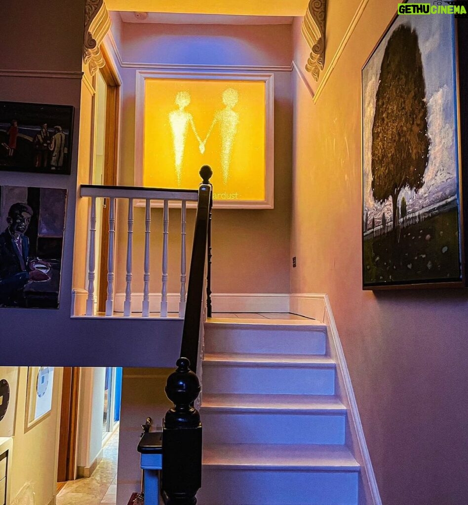 Norah Casey Instagram - WE ARE STARDUST... In my house I have a light installation by artist Oisin Byrne called “we are stardust”. It’s a magical recreation of two people intertwined in starlight and it has always lived at the top of the stairs leading to our bedroom. Richard had cancer in most of his major organs but it was the cancer in his spine that was the most debilitating. And as it became harder and harder for him to climb those stairs he would stare at that installation as he paused to catch his breath and gather his strength to take another step. Some evenings we remained there for 30 minutes or more as he steadfastly made his way purposefully up those stairs – refusing all offers of help. Most of these journeys would begin with Dara and myself encouraging him, distracting him. Dara would try to tell him something funny - trying to find normality in the tragic circumstances that led to his wonderful strong dad making that painful journey. Sometimes we ran out of words. It was during one of those long moments of silence that Richard paused and said “I believe in star dust” – it was a phrase that he repeated often after that – a sort of mantra that gave him the grit to see through those terrible days – a comfort that he would re-join the cosmos from whence he came. The light installation was so important to him. Yet if you analyse it – decompose it - what it amounts to is a light shining through pinpricks on paper. But the key is the light – the illumination. Because stars are only a vast collection of matter. It is only the tumultuous reactions of that spinning and thumping and heaving that releases the energy and creates the light that shines so brightly we can see it here on earth. Sending a million hugs to all who live with and beyond cancer and those, like me, who miss the stars we have lost that shone brightly in our lives. The stardust that makes up our universe #worldcancerday