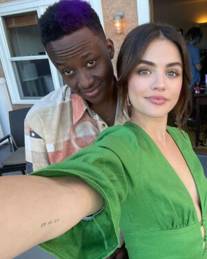 Nore Davis Instagram - The Lionsgate film I’m guest starring in which felt like a “Summer Film Camp” comes out on @amazonfreevee summer23!

Greatest experience I’ll never forget y’all. @richardalanreid & @nick_fabiano had the chemistry of Micky & Donnie from TMNT directing this film.

@themoringz was my Canadian father and let me borrow his wife @joyfulhealingjen car until thier daughter was like “wait when did y’all adopt a black kid?! And why he got MY car?!” lol So had to give it back.

@lucyhale & @grantgust are forever homies. Currently selling all the hilarious footage of Grant to the IG Grant Agustin spam accounts! So I’m making BANK🙃

The whole crew was amazing. Love and miss y’all. Can’t wait for y’all to see it!❤️🔥