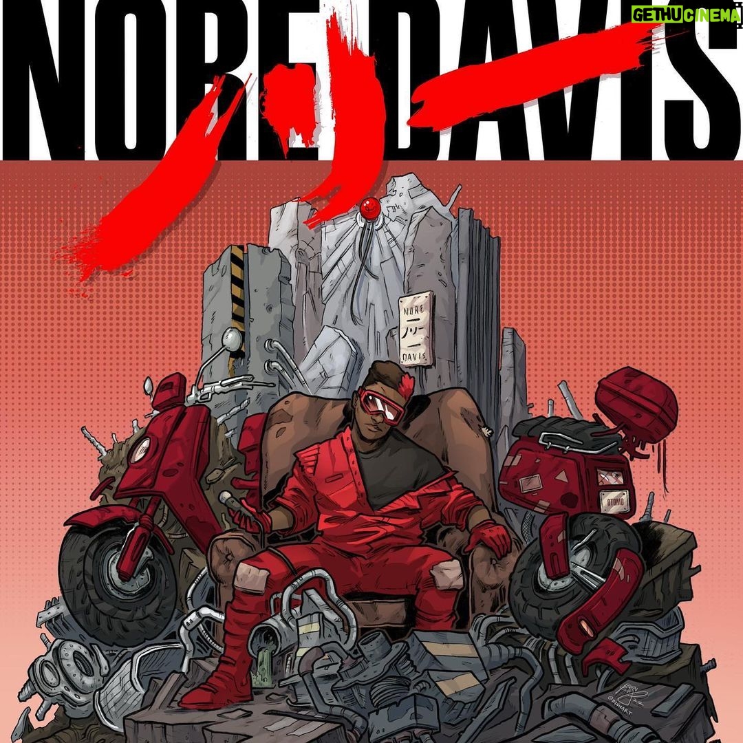 Nore Davis Instagram - Nore Davis: ノリー drops June 1st. This album comes with so many things like a comicbook, a jacket, lip balm and major laughs. Don’t miss this go around. Get a piece of it cause I made it for YOU. Enjoy and share during deez trash ass times. Love y’all🔥🤎 link in bio.