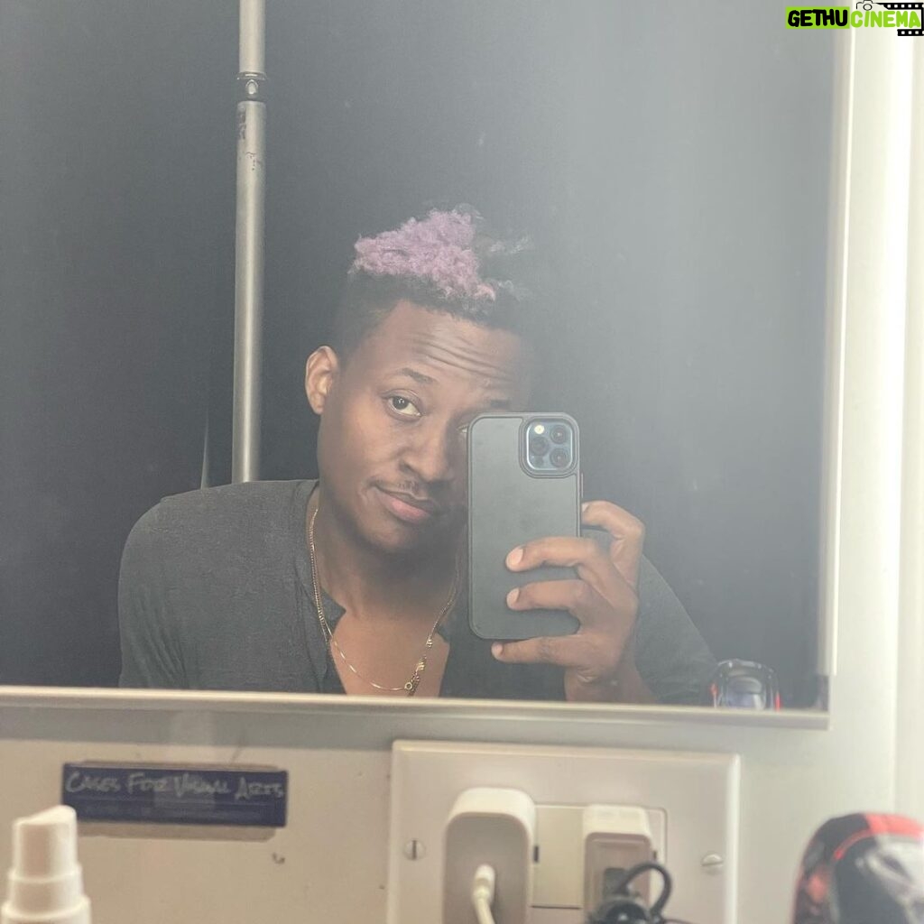 Nore Davis Instagram - my lil purple mane: download complete colorist @incraigible_hair barber @top_5ive