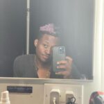 Nore Davis Instagram - my lil purple mane: download complete colorist @incraigible_hair barber @top_5ive