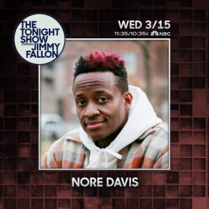 Nore Davis Instagram - 2nd Serving! #fallontonight 

Wednesday, I’m wit the homie @jimmyfallon at 11:35pm. They loved my dance moves but @michaelcox1 just wanted jokes, which is best! Tune in y’all.
