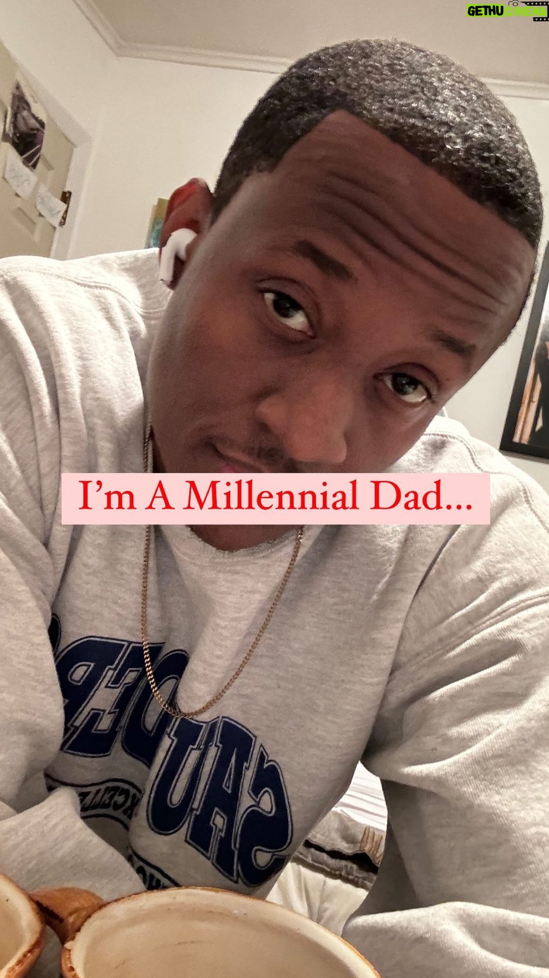 Nore Davis Instagram - Where the Millennial Dads at? I can’t believe we are the new parents, but if we are, we will TURNUP. Adulting is for adults, not us!😤🫶🏾 #dad #millennials #father #fatherhood #parenting #comedy #noredavis New York, New York