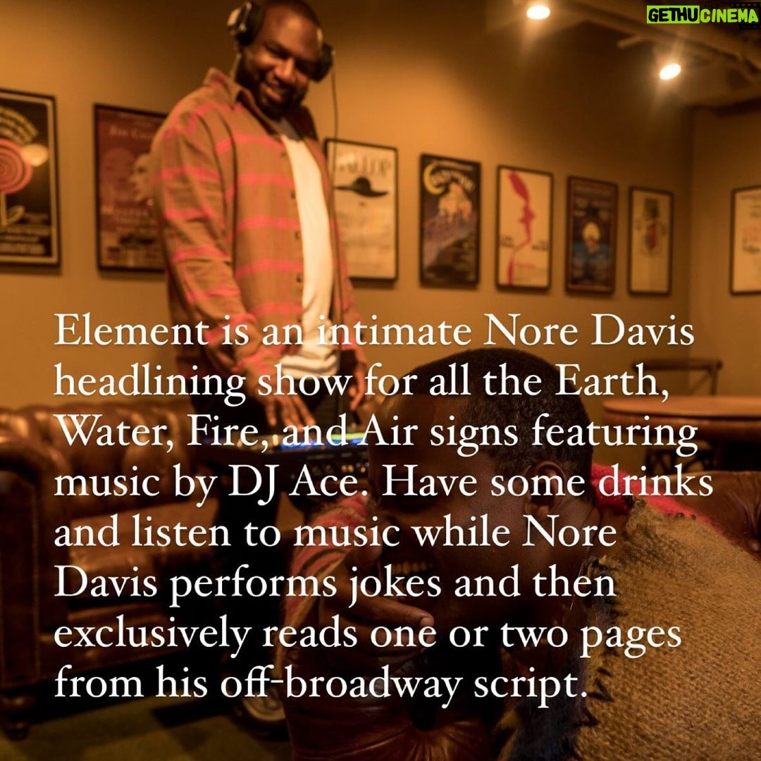 Nore Davis Instagram - ELEMENT. 1/27 @friendsandloversbk Yeah babyyyy! My off-broadway build has begun! This pop-up show is for all my Earth, Fire, Air & Water signs—music by guy @djace333. I got an hour of new stand-up and gonna read one or two stories from my playwright script! Get ya tickets and show ya support. 2024, I’m bringing safe, loving, and fun vibes! See you there. #offbroadway #noredavis #brooklyn #standup #dj #aries #leo #sagittarius #pisces #scorpio #cancer #aquarius #gemini #libra #virgo #capricorn #taurus Brooklyn, New York