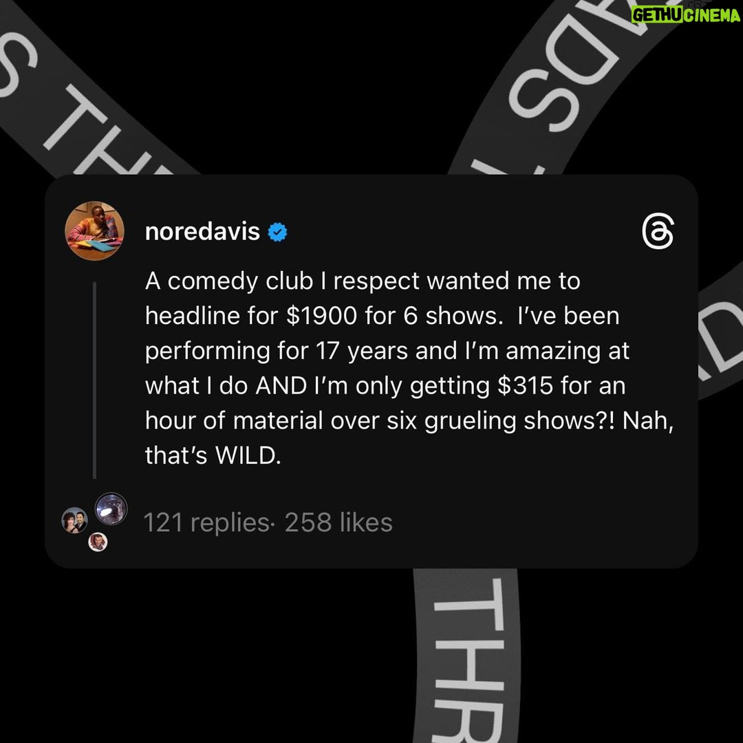 Nore Davis Instagram - Yooo, I’m fighting for my life on Christmas Eve and my Aries spirit loves it. #teamtaraji So how did we get here? Well, I use @threads like I’m writing on the blank pages of Moesha’s diary. I wrote my honest and vulnerable/funny thoughts and had something to say about my industry devauling our worth. It got huge blowback. It felt like my post was a mentos, and I dropped it into a bottle of Pepsi! Maaaan, this all fuels my excitement for my solo show on off-broadway. I want and need to present my story of healing. Society has people devaluing themselves to survive, and when they have no control, they lash out at my post just to feel heard, which solves nothing. I know my worth. I know my value and what I f*cking bring to the table. People online, primarily men, compare my worth to that of an electrician or Plummer! No offense to those professions, but I’m a fantastic entertainer, not a f*cking Mario brother. Got me all the way twisted, lol Okay, see y’all soon. Have a Merry Christmas and Happy New Year. Love you!! photo: @stevesweatpants + @jessbrohier stylist: @marissa_pelly venue: @dramabookshop drama: all me💁🏾♂️💕 #noredavis #offbroadway #drama #worth #actor Drama Book Shop