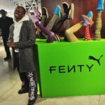Nore Davis Instagram - Rihanna and @fenty_x_puma invited me to a private event and turned me into a model/influencer for the first time. Here’s my review: The Creepers are super cute but have horrible cellphone service!👟📵 #noredavis #fentyxpuma #puma #fenty #offbroadway