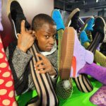 Nore Davis Instagram - Rihanna and @fenty_x_puma invited me to a private event and turned me into a model/influencer for the first time. Here’s my review: The Creepers are super cute but have horrible cellphone service!👟📵 #noredavis #fentyxpuma #puma #fenty #offbroadway