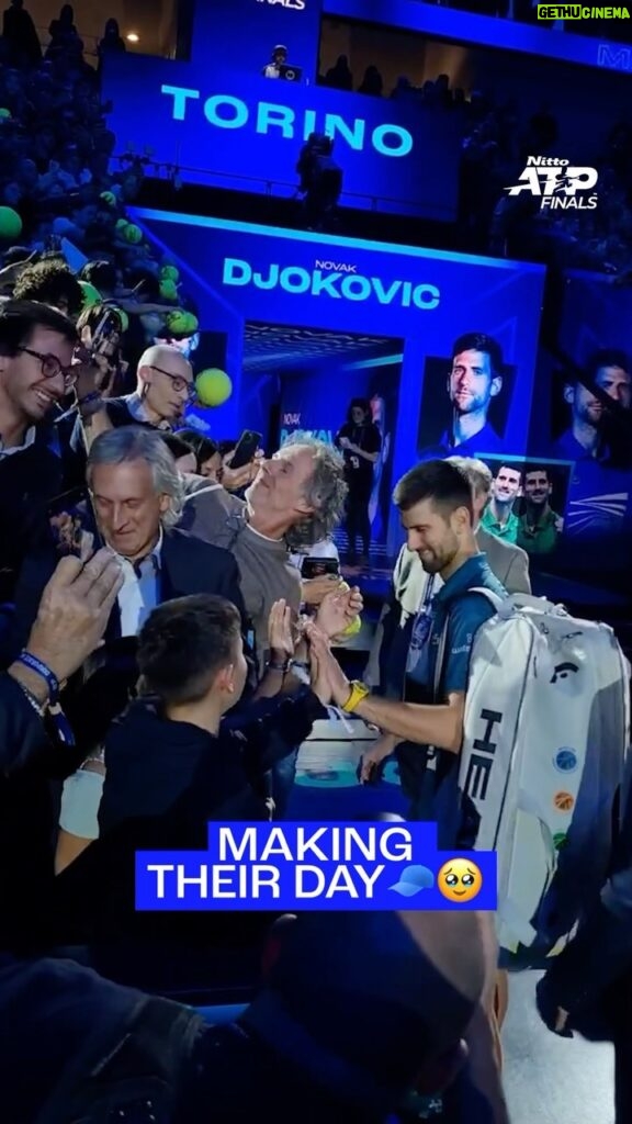 Novak Djokovic Instagram - 🫶 Exactly what it’s all about 🫶 @djokernole | #NittoATPFinals