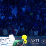 Novak Djokovic Instagram - Idemo 🙌 @djokernole stays strong to secure victory over Rune! . #tennis #tennistv #atp #sports #djokovic Turin, Italy