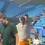 Novak Djokovic Instagram - Practice served with a side of fun 😁 @djokernole 🇷🇸 @danilovicolga | #UnitedCup
