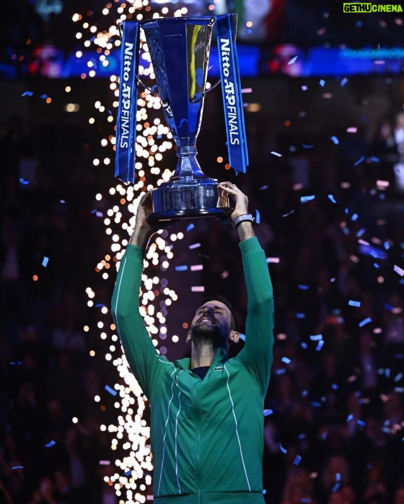 Novak Djokovic Instagram - HISTORY 🏆7️⃣ Congratulations @djokernole #NittoATPFinals Turin, Italy