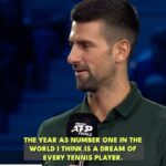 Novak Djokovic Instagram - The crown on the season 🏆 @djokernole lifts the Year-End ATP No.1 for the eighth time! 😄 . #tennis #tennistv #sports #instasport #nittoatpfinals #djokovic #novakdjokovic #number1 Turin, Italy