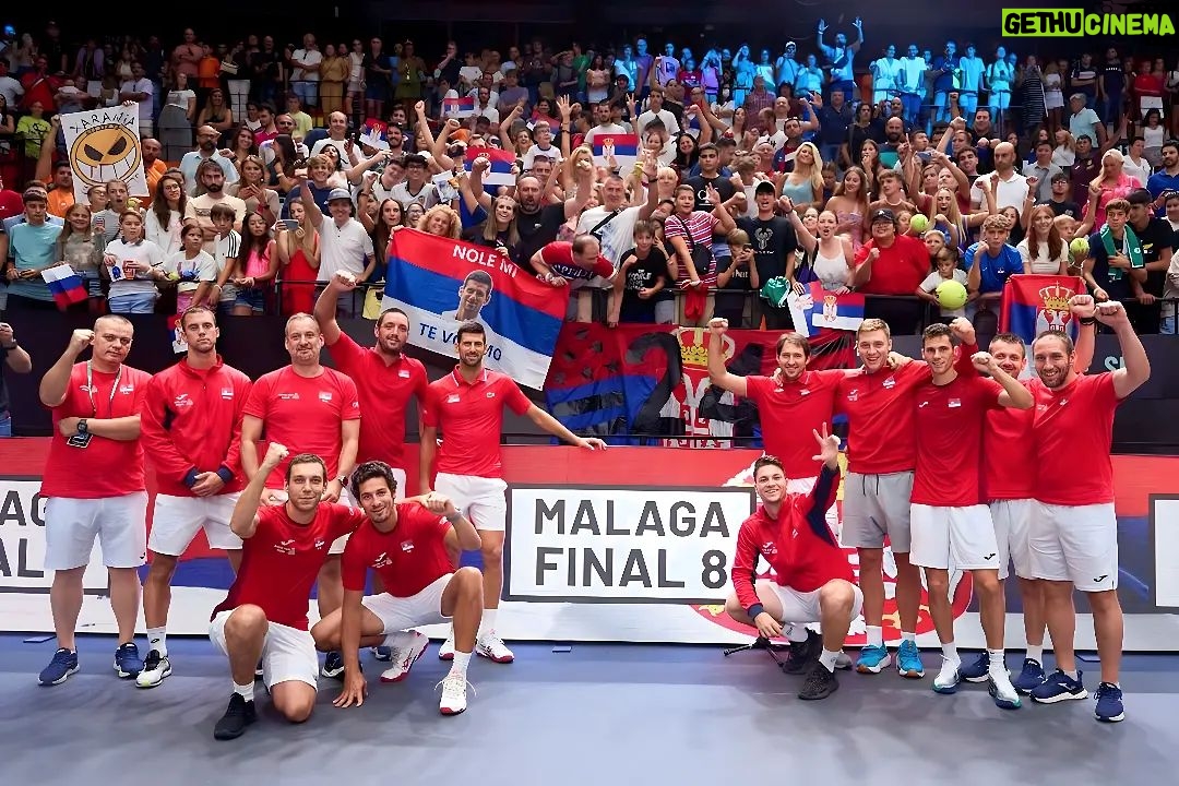 Novak Djokovic Instagram - See you in Malaga πͺπ» #TeamSerbia π·πΈ β‘οΈ πππππππ!!! β€οΈππ€ @djokernole @lacidj_95 @dutzee @miomirk @hamadmedjedovic @teniski.savez.srbije @daviscup @copadavis . . . . . . . . #novakdjokovic #novak #djokovic #nole #nolefam #nolefamcam #daviscup #malaga #usopen #newyork #nyc #grandslam #australianopen #ausopen #rolandgarros #wimbledon #tennis #tenis #atp #atptour #tennisplayer #sports #sport #beograd #belgrade #serbia #srbija #tennisserbia #tennisπ·πΈ