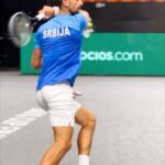 Novak Djokovic Instagram – @djokernole getting a feel of Centre Court 👀

#DavisCup
