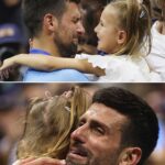 Novak Djokovic Instagram – Novak Djokovic was in tears celebrating Grand Slam 24 with his daughter, Tara 🥺❤️