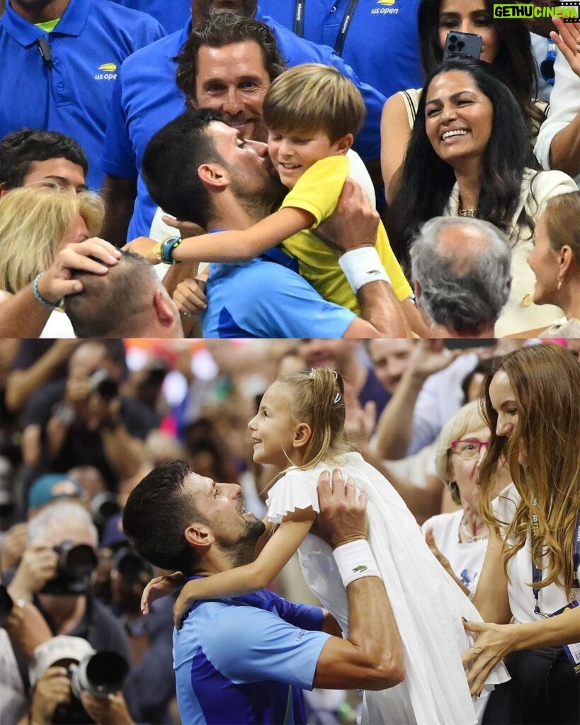 Novak Djokovic Instagram - Family is everything 💙 @djokernole
