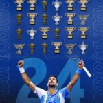 Novak Djokovic Instagram – 🏆 x 24