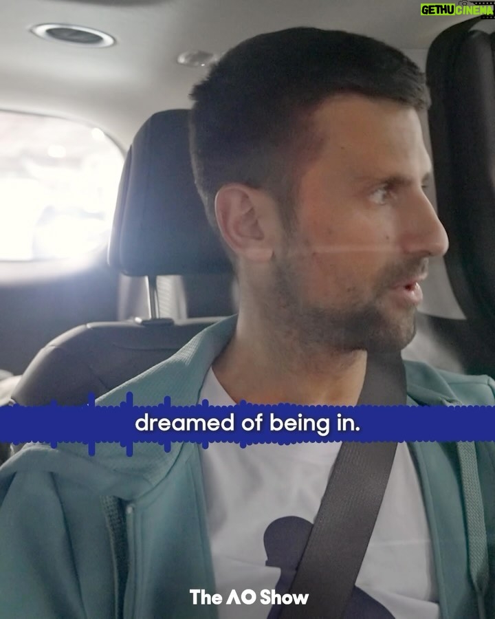 Novak Djokovic Instagram - In the driver’s seat with @DjokerNole 💬 Listen to the journey of a 10x AO champion 🎧 Melbourne, Victoria, Australia