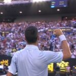 Novak Djokovic Instagram - Through to the semifinals 💪 @djokernole defeats No.12 seed Fritz 7-6(3) 4-6 6-2 6-3