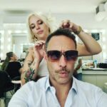Nuno Pardal Instagram - A sobrinha e o tio e o bigodinho 💗 estúdio hoje de manhã
