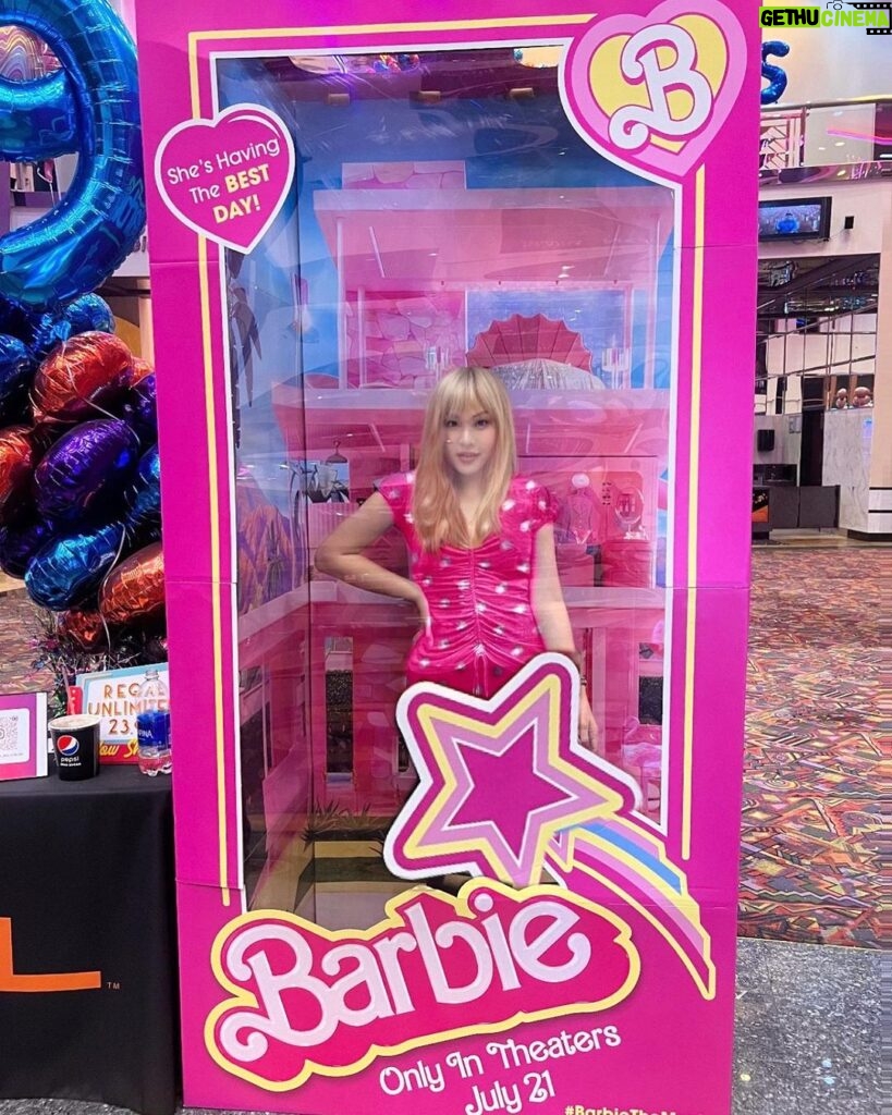 Nuntita Khampiranon Instagram - I'm a Barbie girl in the Barbie world Life in plastic, it's fantastic You can brush my hair, undress me everywhere Imagination, life is your creation #BarbieTheMovie Regal