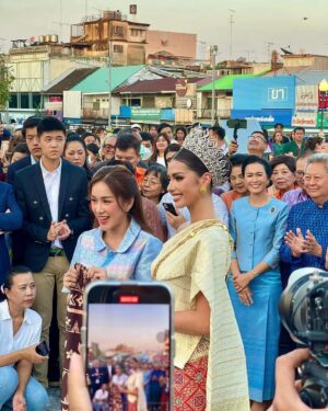 Nuntita Khampiranon Instagram - เป็นอีกหนึ่งความภาคภูมิใจของชาวโคราช ดีใจที่ได้เป็นคนจังหวัดเดียวกับน้องแอน น้องน่ารักมากค่ะ 1st runner up of Miss Universe 2023 @porxild