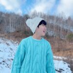 Oh Han-kyul Instagram - 2023 merrychristmas😍🎄🎉✨ . #오한결 #청소년배우오한결 #자작나무숲길❄️ #화이트크리스마스☃️ #폭설에_촬영취소되어_감사하며_여행중😉 #2023년도_고마워_덕분에행복했어❤️ 강원도 인제 자작나무숲