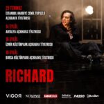 Okan Bayülgen Instagram – Sonunda beklenen haber geldi, @vigor_sanat , @net.sanat , @richardsahnede ve @dadasalonkabarett gururla sunar!

W. Shakespeare’in ölümsüz eseri III. Richard’tan @okanbayulgen imzasıyla uyarlanan Richard, Vigor Kültür Sanat organizasyonuyla bu yaz İstanbul, Antalya, İzmir ve Bursa’da Açıkhavada! Tüm biletler bio’da.

Tarihler:
29 Temmuz, İstanbul, Harbiye Açıkhava Tiyatrosu
14 Eylül, Antalya, Antalya Açıkhava Tiyatrosu
16 Eylül, İzmir, Kültürpark Açıkhava Tiyatrosu
19 Eylül, Bursa, Kültürpark Açıkhava Tiyatrosu