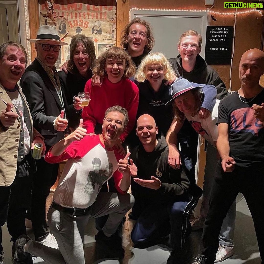 Ola Salo Instagram - Thank you Frida, Sirid, Andreas, Martin & Lucas for all these wonderful days, the music, the laughs and thanks for all the new danish phrases you’ve taught us. Will miss You so much! 📷: @rockfoto.nu