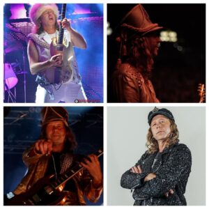 Ola Salo Instagram - Today We celebrate our own Epic Guitar Hero Jerra on his Birthday! Three cheers and four double screamers for @mikaeljepson !!! ✨🎸⚡️🎂✨ 
📷 (clockwise) : @fotoroddan , @kristofferhamrin x2, @photo_by.cs