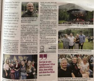 Ola Salo Instagram - ”The optimal Ark show” writes Tidningen Ångermanland about the Skule gig.