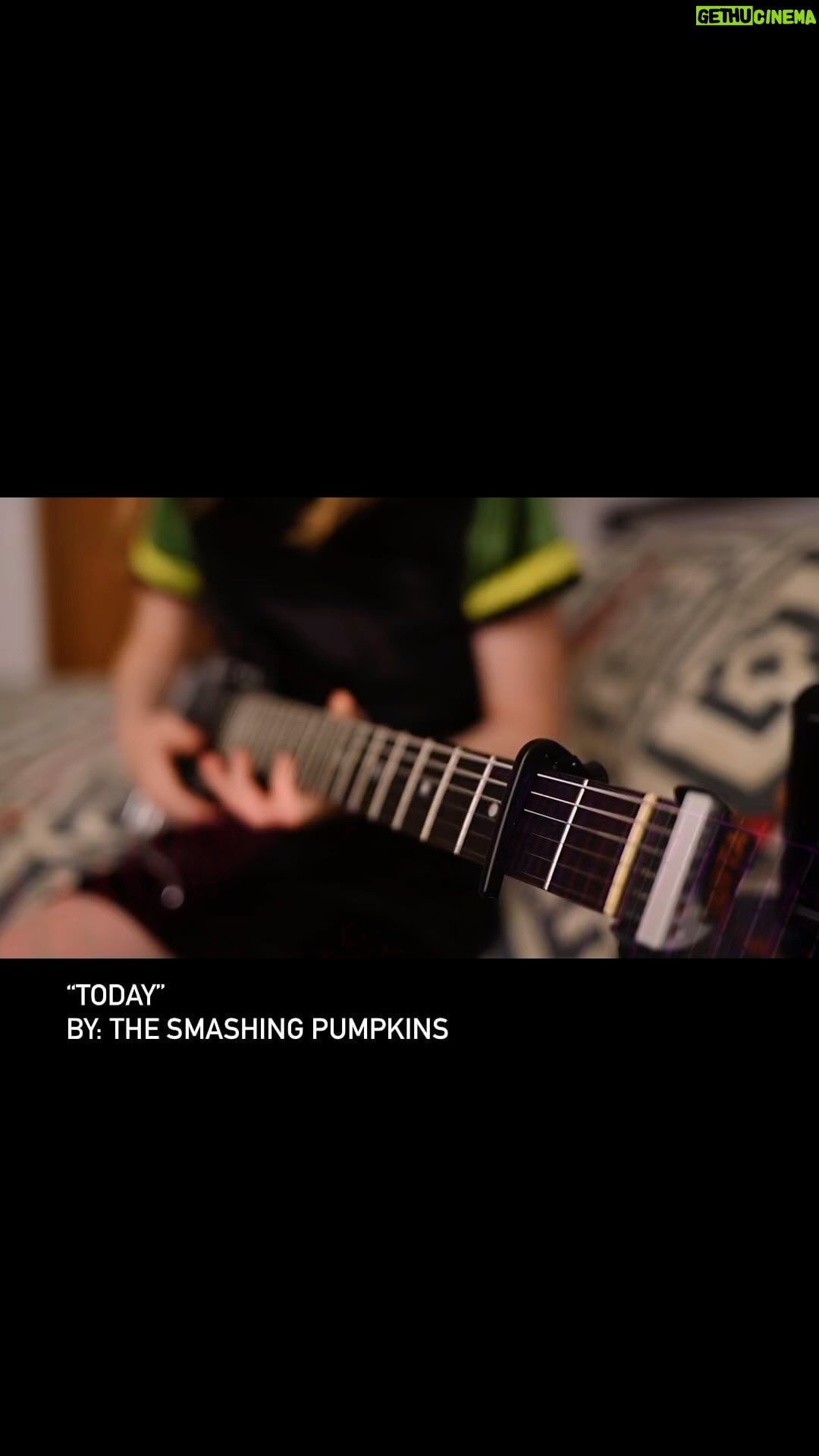 Olive Elise Abercrombie Instagram - Olive (12) wanted to share her recital video made for @littletreblemakersatl - sadly she was out of town for their big nineties showcase - a cover of “Today” by @smashingpumpkins 🎃 Olive’s new to guitar so this is her first entire song learned. :)