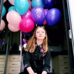 Olive Elise Abercrombie Instagram - 🎈12🎈 Thanks to everyone on set for making it such a special day! Ps - 2 years ago Olive was turning 10 on her last day shooting Outer Range season 1 (swipe for sad split screen 😭)