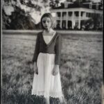 Olive Elise Abercrombie Instagram – Just wandering around the Oracle set looking for ghosts 🖤 #bts #oracle 
Olive loved playing around with tintype style photos. Felicity Plantation