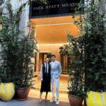 Olivia Palermo Instagram - Always sparkling at my home away from home @parkhyattmilano ✨💕 #ParkHyattMilano #TheHeartOfMilan #ParkHyatt Park Hyatt Milano