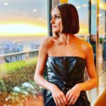 Olivia Palermo Instagram - 🌅 👗: @cinqasept 💇🏼‍♀️: @michaelsilvahair 💄: @andrea_tiller Rainbow Room