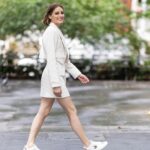 Olivia Palermo Instagram - Kicking it in my @cariuma sneakers 👟 #cariumapartner New York, New York