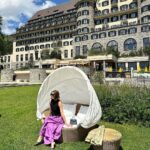 Olivia Palermo Instagram - ✨💐🌺🌷Beautiful summer weekend in St. Moritz @suvrettahouse 🏔️💗✨☀️ Hotel Suvretta House