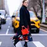 Olivia Palermo Instagram - Vroom vroom 🏎️💨 Red hot with the new @ferraristyle mini bag 👜 #adv #ferraristyle New York, New York