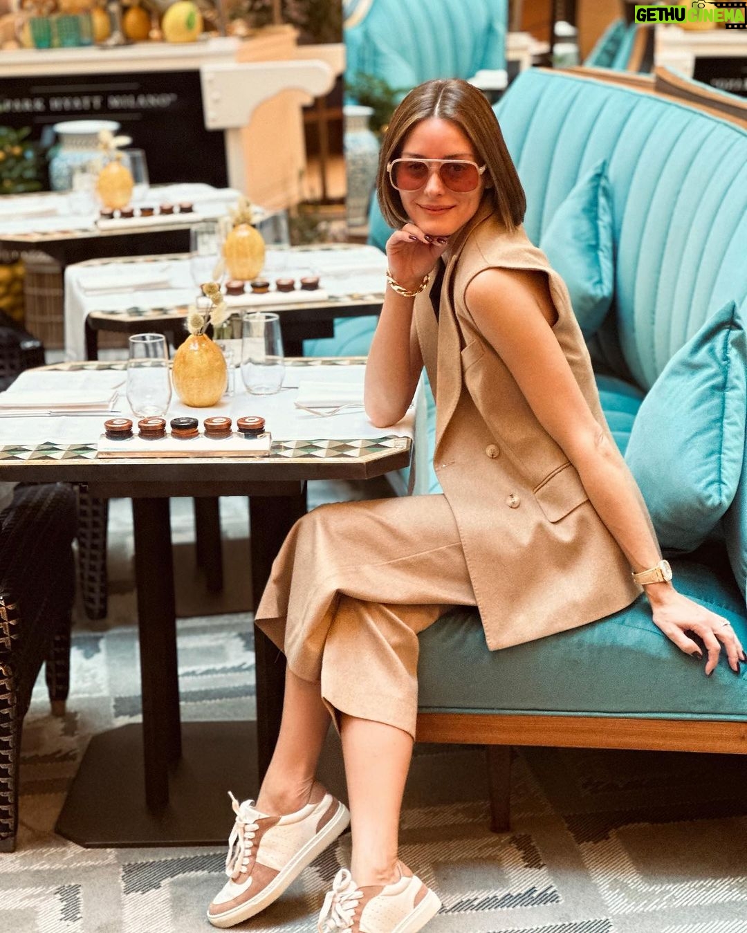 Olivia Palermo Instagram - ๐๐ซโจLove my Fashion Hotel ๐ฐ every detail is always perfect! Itโs wonderful to call it home when Iโm in Milian ๐ซ ๐ซโบ๏ธ๐๐ผโโ๏ธ๐Thank you for everything always ๐ @parkhyattmilano #ParkHyattMilano #TheHeartOfMilan #ParkHyatt Park Hyatt Milano
