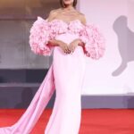 Olivia Palermo Instagram - The 80th Venice International Film Festival! 🎞️🎀🤵🏻 Thank you @campariusa for having Johannes and I as your guests 💕 👗: @tamararalph 💎: @marco_bicego 💄: @sam_tsan for @charlottetilbury 💇🏼‍♀️: @philippverheyen Venice, Italy
