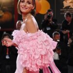Olivia Palermo Instagram - The 80th Venice International Film Festival! 🎞️🎀🤵🏻 Thank you @campariusa for having Johannes and I as your guests 💕 👗: @tamararalph 💎: @marco_bicego 💄: @sam_tsan for @charlottetilbury 💇🏼‍♀️: @philippverheyen Venice, Italy
