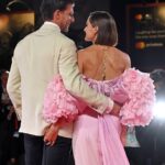 Olivia Palermo Instagram - The 80th Venice International Film Festival! 🎞️🎀🤵🏻 Thank you @campariusa for having Johannes and I as your guests 💕 👗: @tamararalph 💎: @marco_bicego 💄: @sam_tsan for @charlottetilbury 💇🏼‍♀️: @philippverheyen Venice, Italy