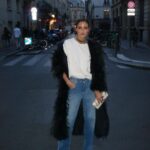 Olivia Palermo Instagram - Parisienne nights 🌅✨ 👖👚: @cyclejeans #cyclejeans 🧥: @pologeorgis 📿: @brunellocucinelli_brand 👛: @dior 👠: @casadeiofficial 💇🏼‍♀️: @stefanbertin 💄: @chykapuka Paris, France