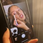 Olivia Rodrigo Instagram - i 💜 my @glossier no. 1 eye pencil 🦋💘💿👾