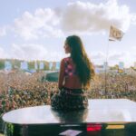 Olivia Rodrigo Instagram - glastonbury was magical!!!! huge thanks to @lilyallen for sharing the stage with me and helping share such an important message. a day I will never forget.💜💜💜💜
