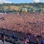 Olivia Rodrigo Instagram - glastonbury was magical!!!! huge thanks to @lilyallen for sharing the stage with me and helping share such an important message. a day I will never forget.💜💜💜💜