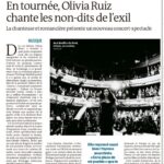 Olivia Ruiz Instagram - À vous tous, ceux que j’aime comme ceux que je ne connais pas, ceux qui sont mes hiers, mes aujourd’huis et/ou mes demains, À vous qui étiez là, par la pensée ou bien en vrai, pour monter, jouer, sublimer, soutenir, défendre, accueillir, ou simplement partager ces Bouches Cousues aux Bouffes du Nord et sur les premières dates de la tournée: MERCI! Lucky me! 🥰❤️ Et Vivement la suite Je vous embrasse Olivia https://www.lemonde.fr/culture/article/2021/10/29/olivia-ruiz-chante-les-non-dits-de-l-exil_6100273_3246.html#xtor=AL-32280270-default-android https://www.telerama.fr/sortir/dans-son-spectacle-bouche-cousue-olivia-ruiz-chante-lespagne-et-lexil-6992740.php #bouchescousuesleconcert #bouchescousues @arthursachel @rossinante_paris @les_bouffes_du_nord @jeremielip @mathieudenisme @vincentvox @david_hadjadj_officiel @wiloscarlet @dimitri_vassiliu @maxencepesenti @kanoumo @sophiemake_up @laurag_photo @julien_bouffier @asteriosspectacles @opus64_relations_presse @francetelevisions @arthur.cemin @bo_berger @editionsjclattes @dieuleveult_agency @toan @youpidip @didier_varrod @bienvenu_antoine @estrella.productions @flocharmasson @fambuenaedith @veroniquecardi @moussadaziperso @cestlejo @pascalobispo @ctrapenard @vincenteudeline @eddydepretto @odile_de_plas @norasahli @alexvizorek @florenceloiretcaille @christianolivierafter @ascarideariane @noramonnet @stephanedavet @sebaguerre18 @klonfamily @jesuischeri_ @vinchamusic @madamepied @laurent_balandras @bastien.burger @ninovellamusic @aketofficiel @patricemaktavofficial @luciebernardoni @valentine_guediguian @livredepoche @grandangle_editions @royalties_paris @tgatlif @dani.musique.officiel @caliofficiel @mathiasdionysos @daria_nelson @oiseaulive @jeffdelort @sidneycarron @vickisatlow @bs_maelle @marionfouillandbousquet @lionelsuarez @thierryteston @alexfallourd @suzette.music @lecluse_paris @theatrecinemanarbonne @la_barreau @blandine_peroteau @myrsquirrel @nitsansayag @christianecarreras … …