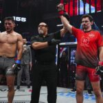 Olivier Aubin-Mercier Instagram - Je voulais prendre un moment pour remercier tous ceux qui m'ont soutenu lors de mon dernier combat. Avant tout, je voudrais remercier mon coach Richard HO du @h2omma qui a été présent à chaque étape de ma préparation et plus encore. Merci à mon coach @firas_zahabi du @tristargym_mtl , pour l'expérience et l'expertise apportées. Merci aussi à Marc-André Wilson du @myologik_performance , mon préparateur physique, de m'avoir aidé à être au top de ma forme physique. Merci à mon physiothérapeute @maxhanna83 de m'avoir aidé à récupérer de mes blessures pour être à 100% lors du combat. Shout out à mes sponsors, @repairedugentleman et @wecook , merci beaucoup de votre soutien et merci de faire partie de l'équipe. Enfin, merci à vous autres les chums ! Vous êtes les meilleurs. / I wanted to take a moment to thank everyone who supported me during my last fight. First and foremost, I want to thank my coach Richard HO from H2O MMA who was by my side at every step of my preparation and more. Thank you to my coach Firas Zahabi from Tristar for the experience and expertise brought to the table. Thank you as well to Marc-André Wilson from Myologik Performance, my strength and conditioning coach, for helping me be in top physical shape. Thank you to my physiotherapist Max Hanna for helping me recover from my injuries and be at 100% for the fight. Shout out to my sponsors, Le Repaire Du Gentleman and Wecook, thank you very much for your support and for being part of the team. Finally, thank you guys ! You the best.